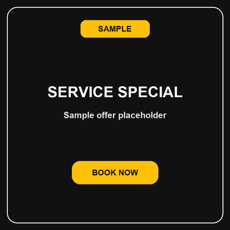 Sample service ad